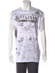 Balmain Graphic Print Crew Neck T-Shirt