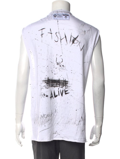 Balmain Graphic Print Crew Neck T-Shirt