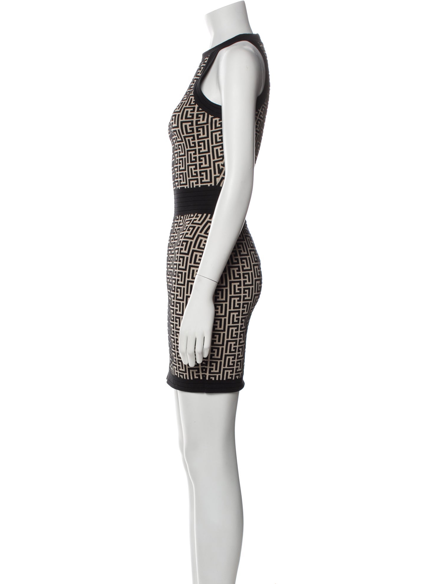 Balmain Wool Mini Dress