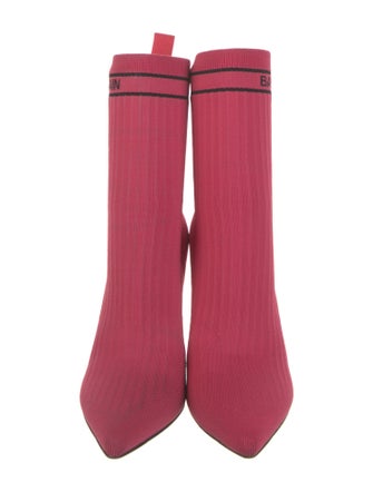 Balmain Graphic Print Sock Boots