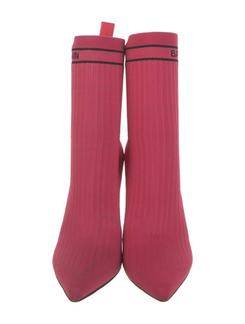 Balmain Graphic Print Sock Boots