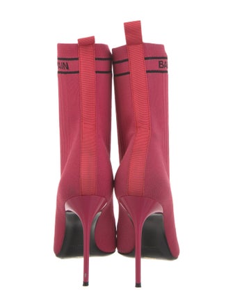Balmain Graphic Print Sock Boots