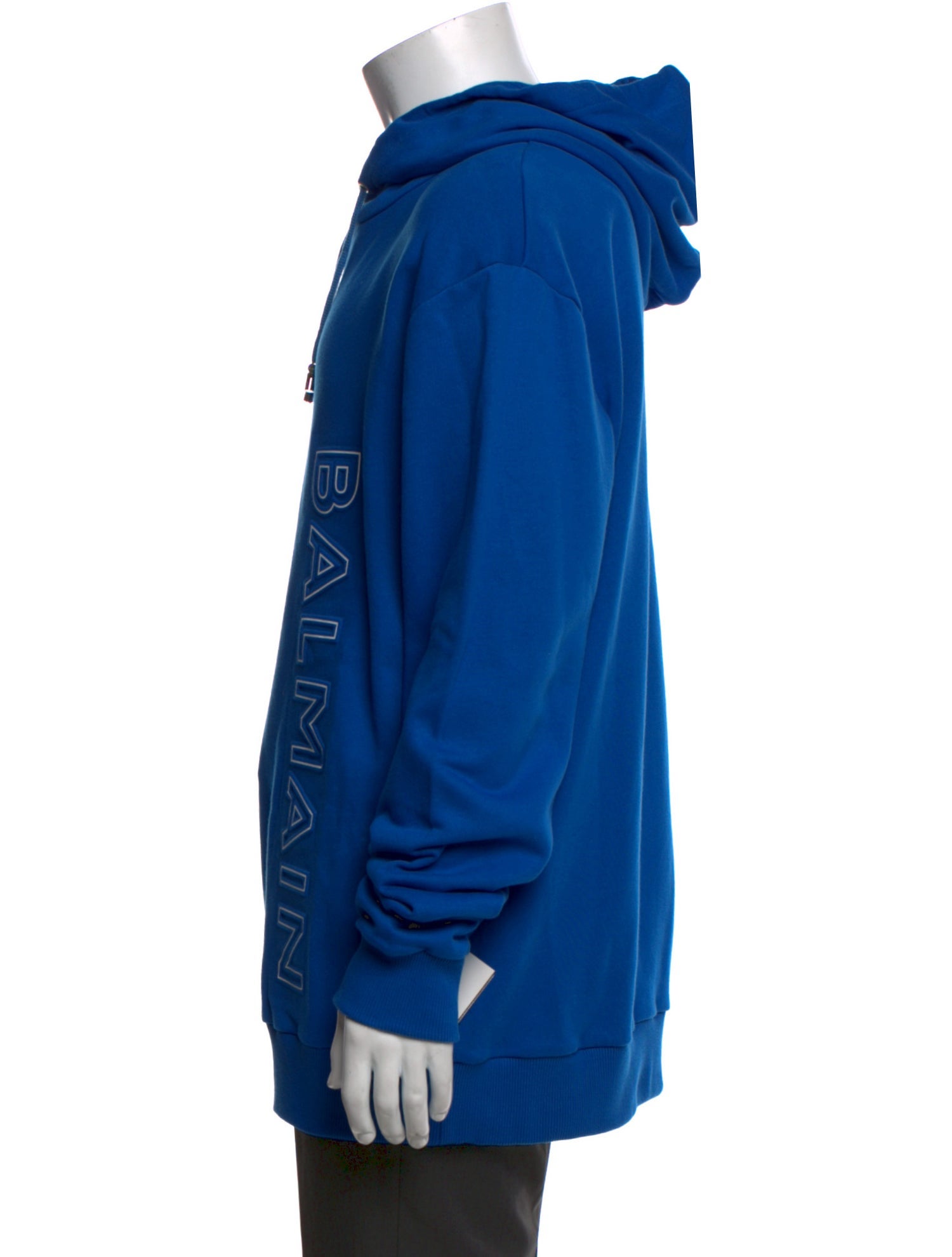 Balmain Graphic Print Crew Neck Hoodie