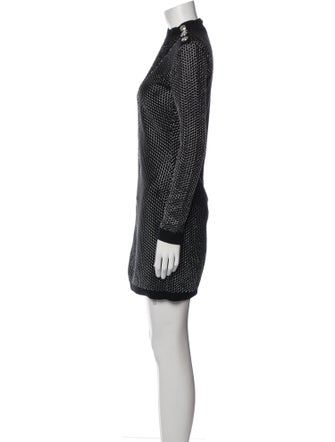 Balmain Virgin Wool Mini Dress