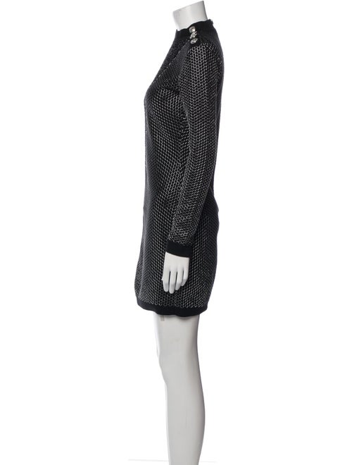 Balmain Virgin Wool Mini Dress