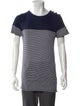 Balmain Striped Crew Neck T-Shirt