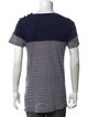 Balmain Striped Crew Neck T-Shirt