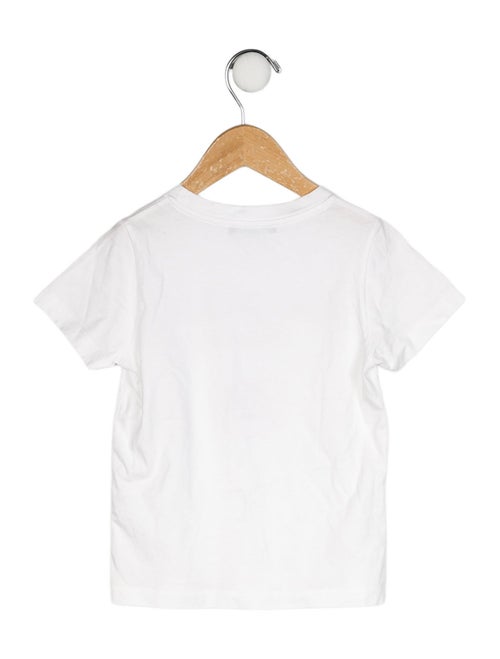 Balmain Glitter Accent Short Sleeve Top