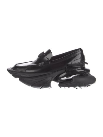 Balmain Leather Athletic Sneakers