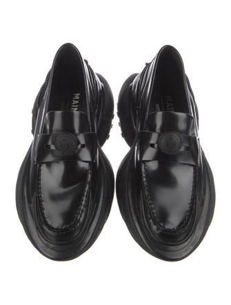 Balmain Leather Athletic Sneakers