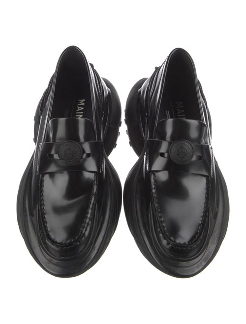 Balmain Leather Athletic Sneakers