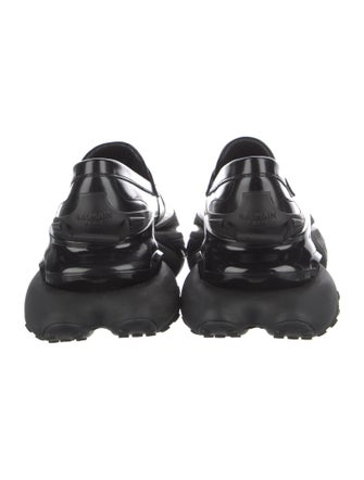 Balmain Leather Athletic Sneakers