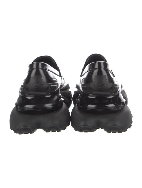 Balmain Leather Athletic Sneakers