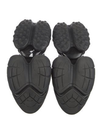 Balmain Leather Athletic Sneakers