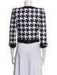Balmain Houndstooth Print Evening Jacket