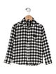 Balmain Plaid Casual Top