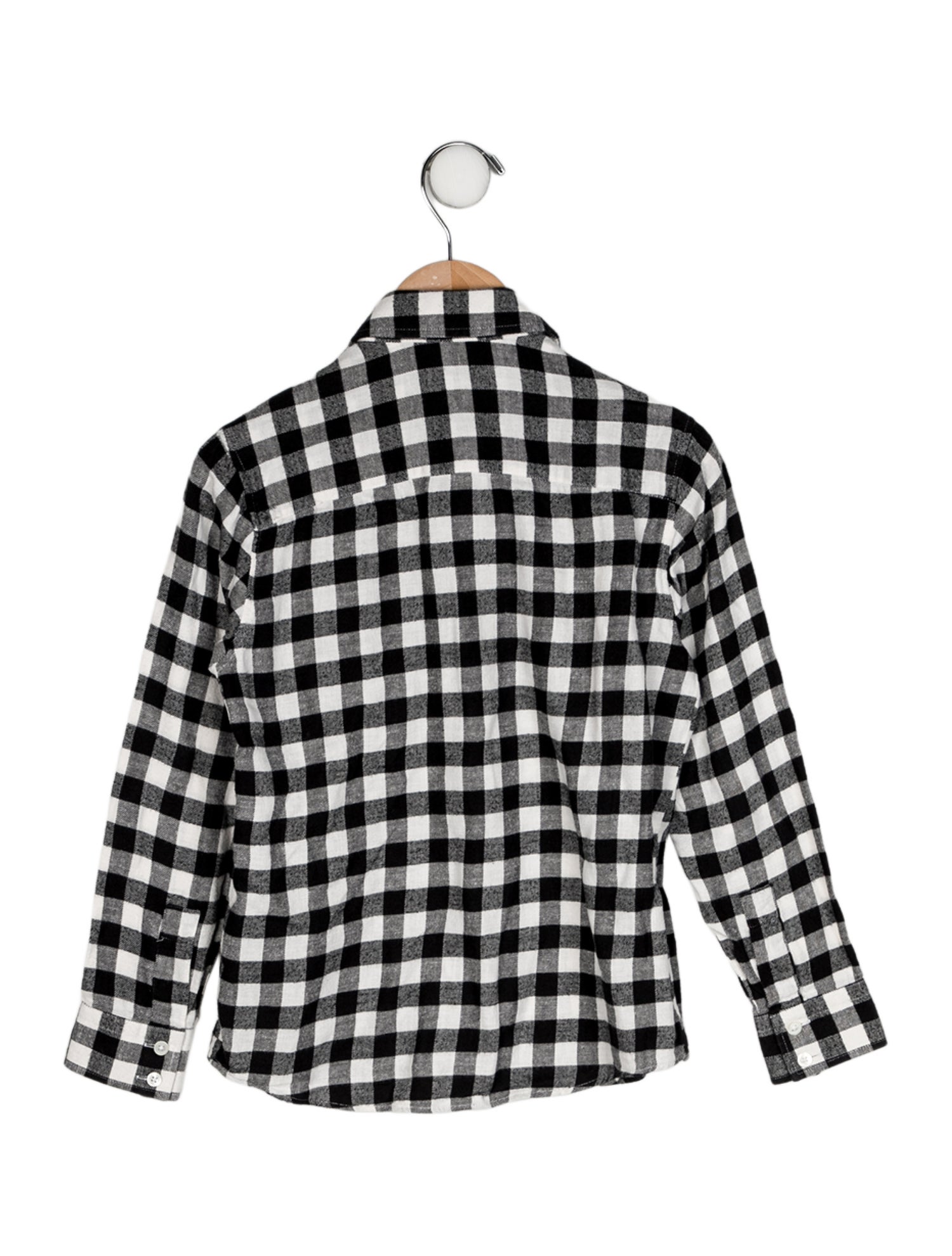 Balmain Plaid Casual Top