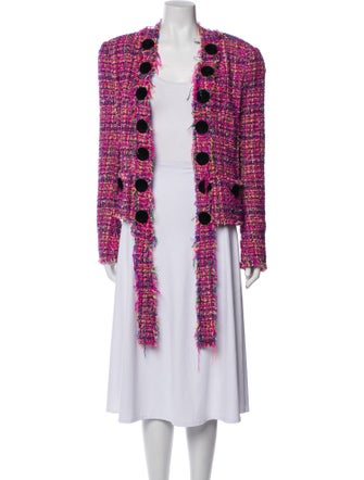 Balmain Tweed Pattern Evening Jacket