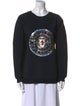 Balmain Graphic Print Crew Neck Sweatshirt