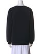 Balmain Graphic Print Crew Neck Sweatshirt
