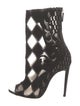 Balmain Lace Pattern Boots