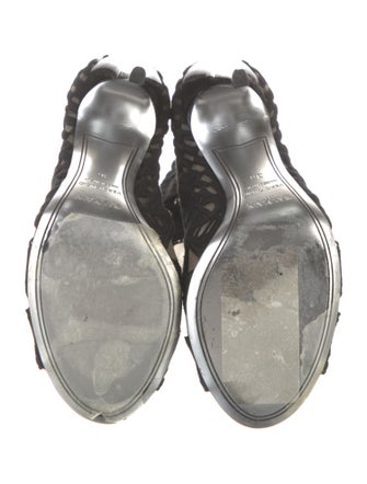 Balmain Lace Pattern Boots