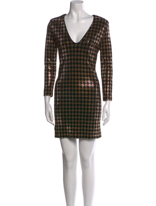 Balmain Printed Mini Dress