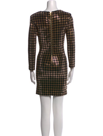 Balmain Printed Mini Dress