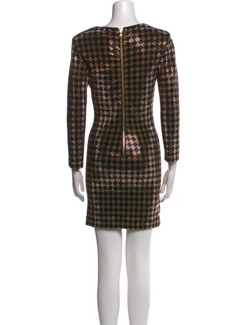 Balmain Printed Mini Dress
