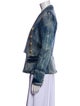 Balmain Printed Denim Jacket