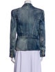 Balmain Printed Denim Jacket
