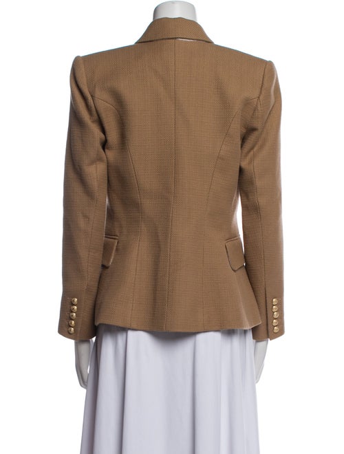 Balmain Plaid Print Blazer