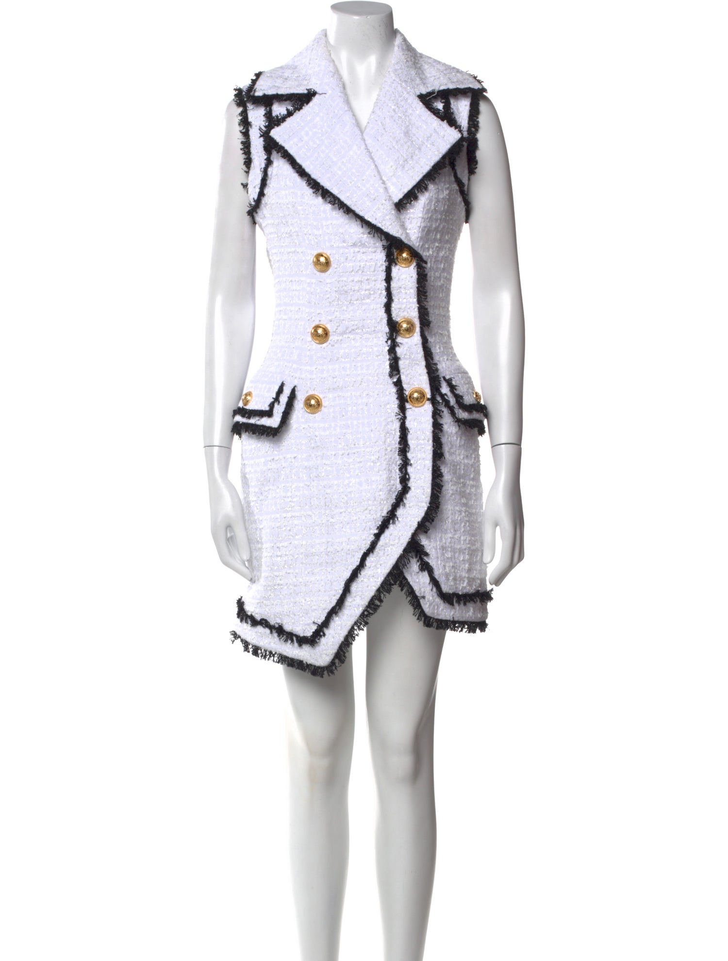 Balmain Printed Knee-Length Dress