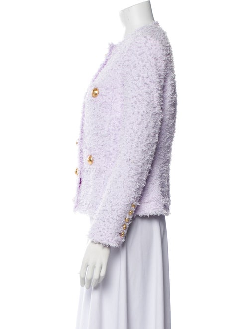 Balmain Tweed Pattern Evening Jacket