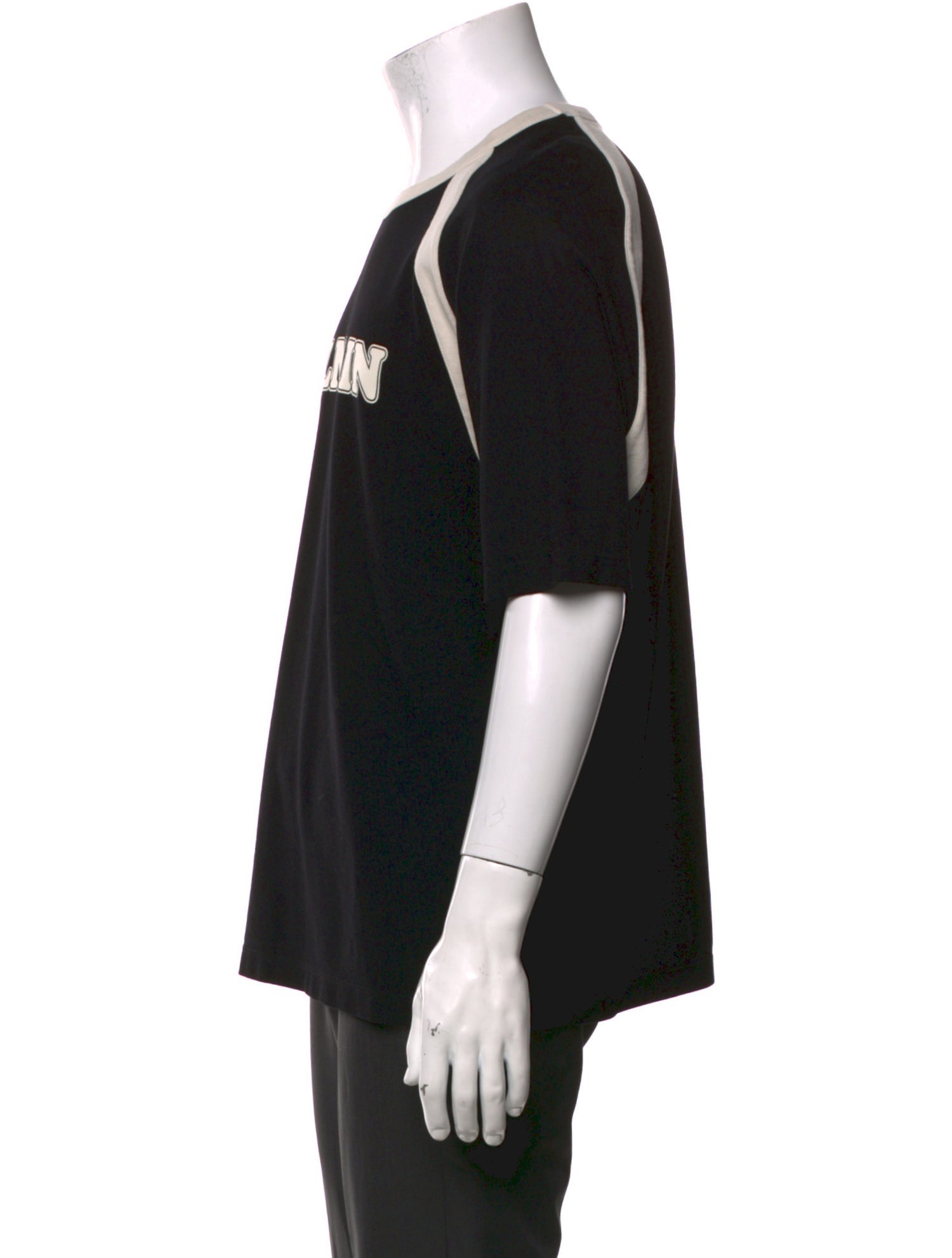 Balmain Graphic Print Crew Neck T-Shirt