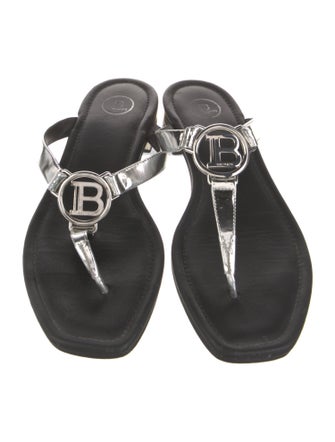 Balmain Leather Flats