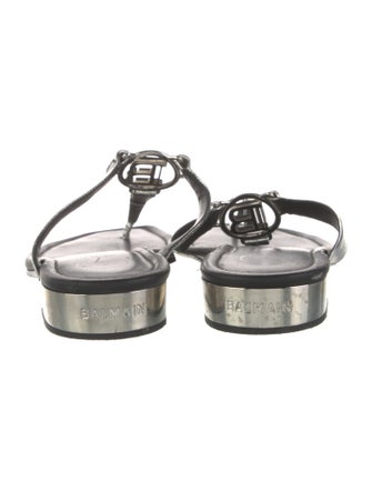 Balmain Leather Flats