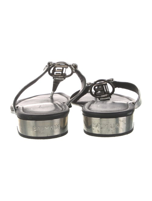 Balmain Leather Flats