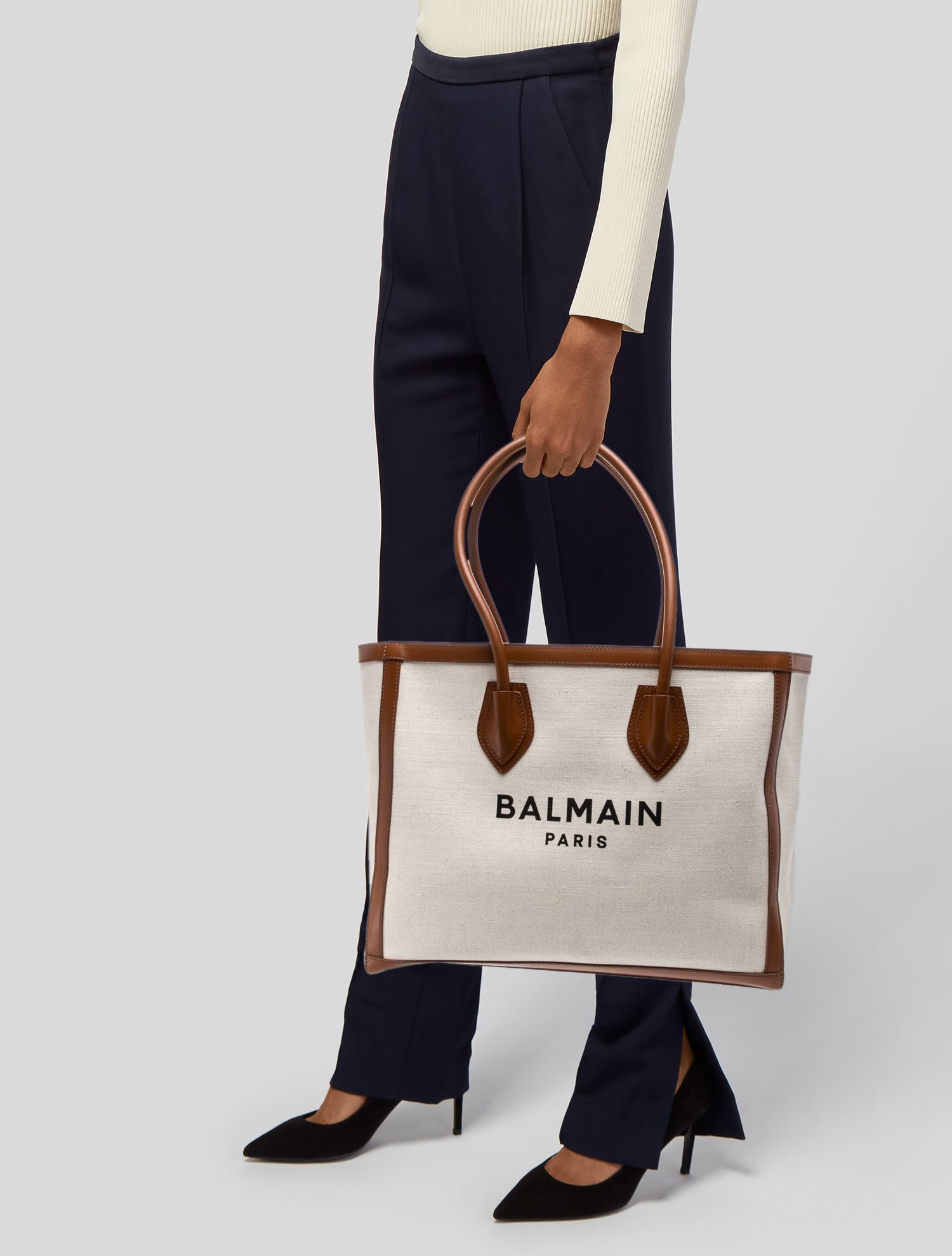 Balmain Canvas Tote