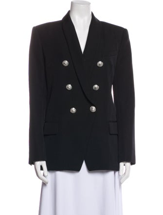 Balmain Wool Peacoat