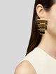 Balmain Geometric Drop Earrings