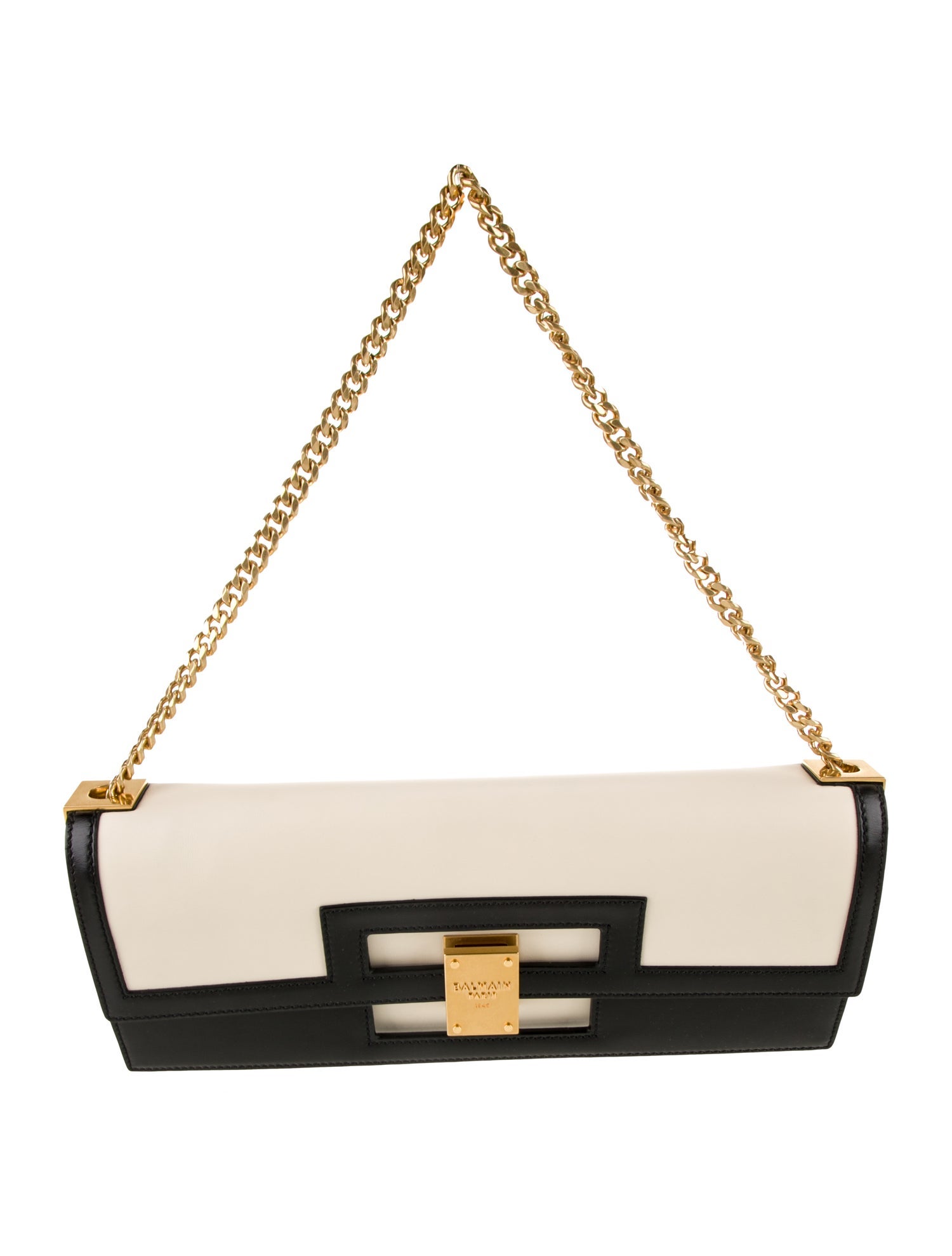 Balmain Leather Shoulder Bag