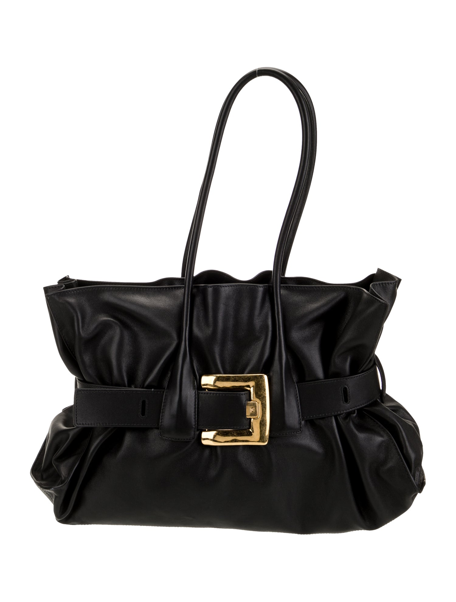 Balmain Leather Evening Bag Large