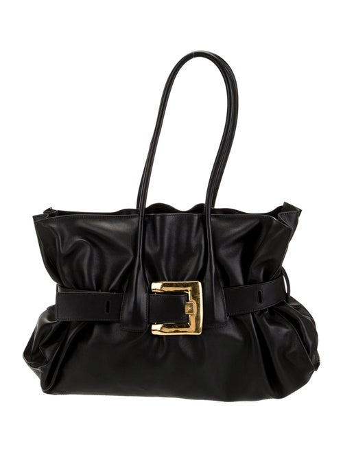 Balmain Leather Evening Bag Large