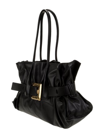 Balmain Leather Evening Bag Large