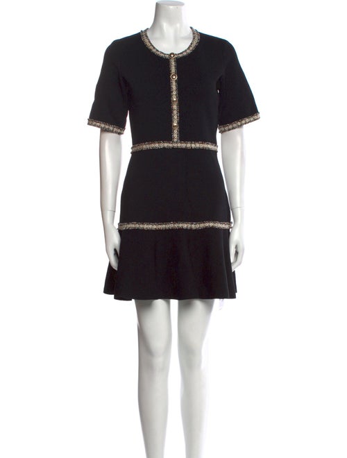Maje Crew Neck Mini Dress