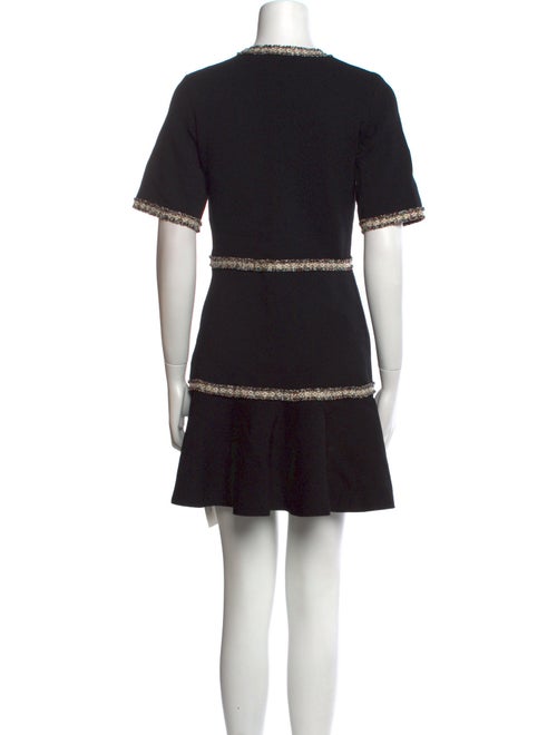 Maje Crew Neck Mini Dress