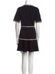 Maje Crew Neck Mini Dress