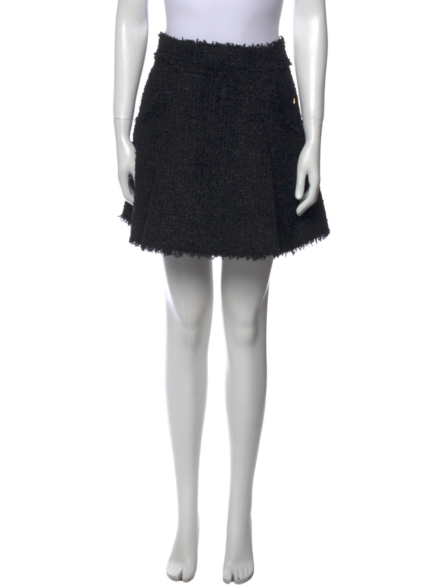 Balmain Pleated Accents Mini Skirt