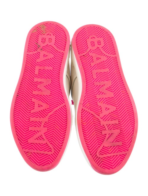 Balmain Leather Sneakers